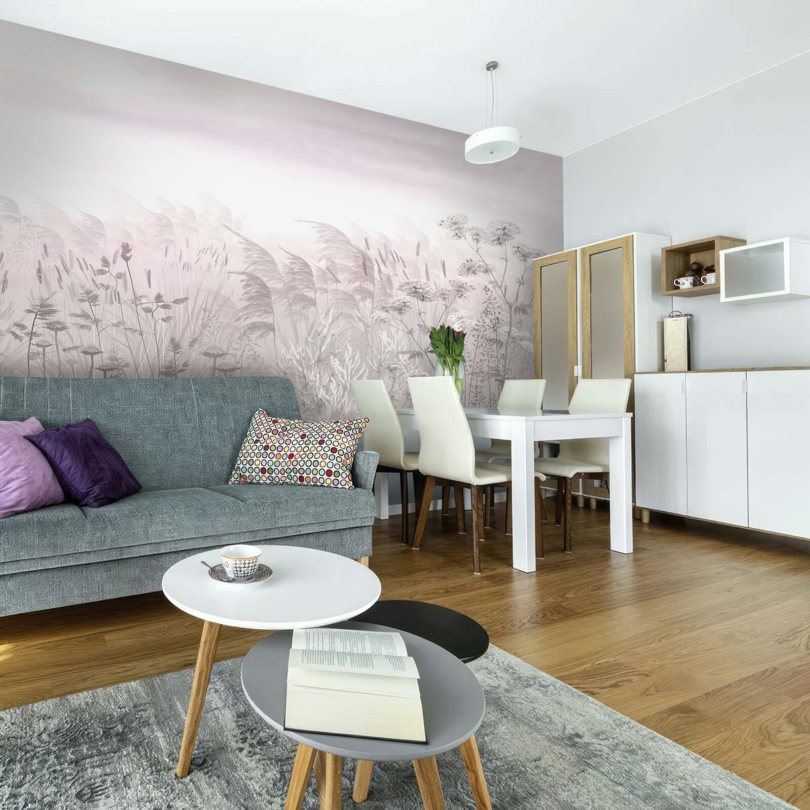 Papier peint diversité de la flore