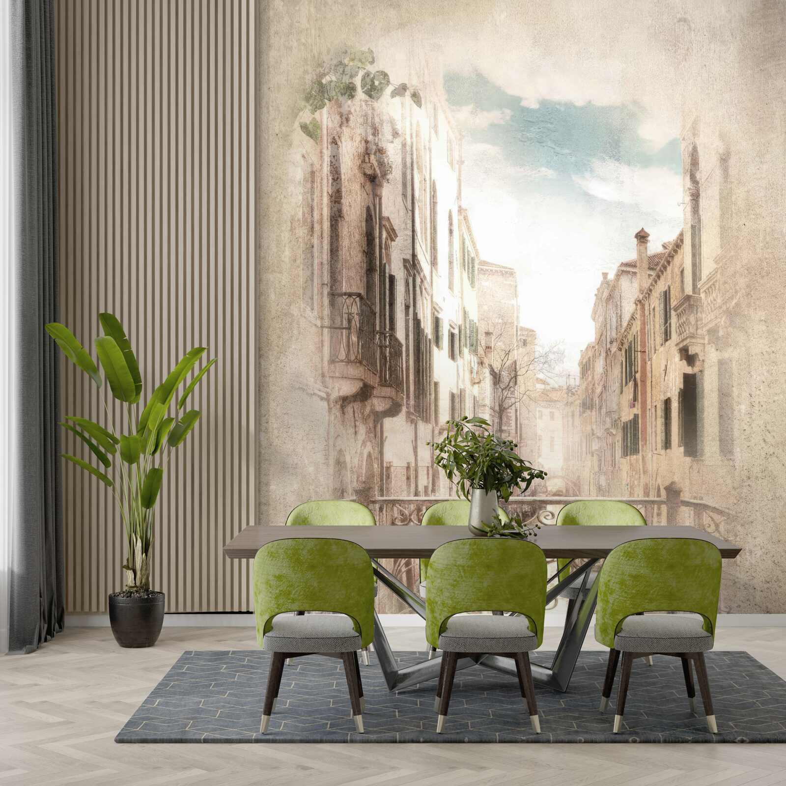 Papier peint panorama depuis le balcon