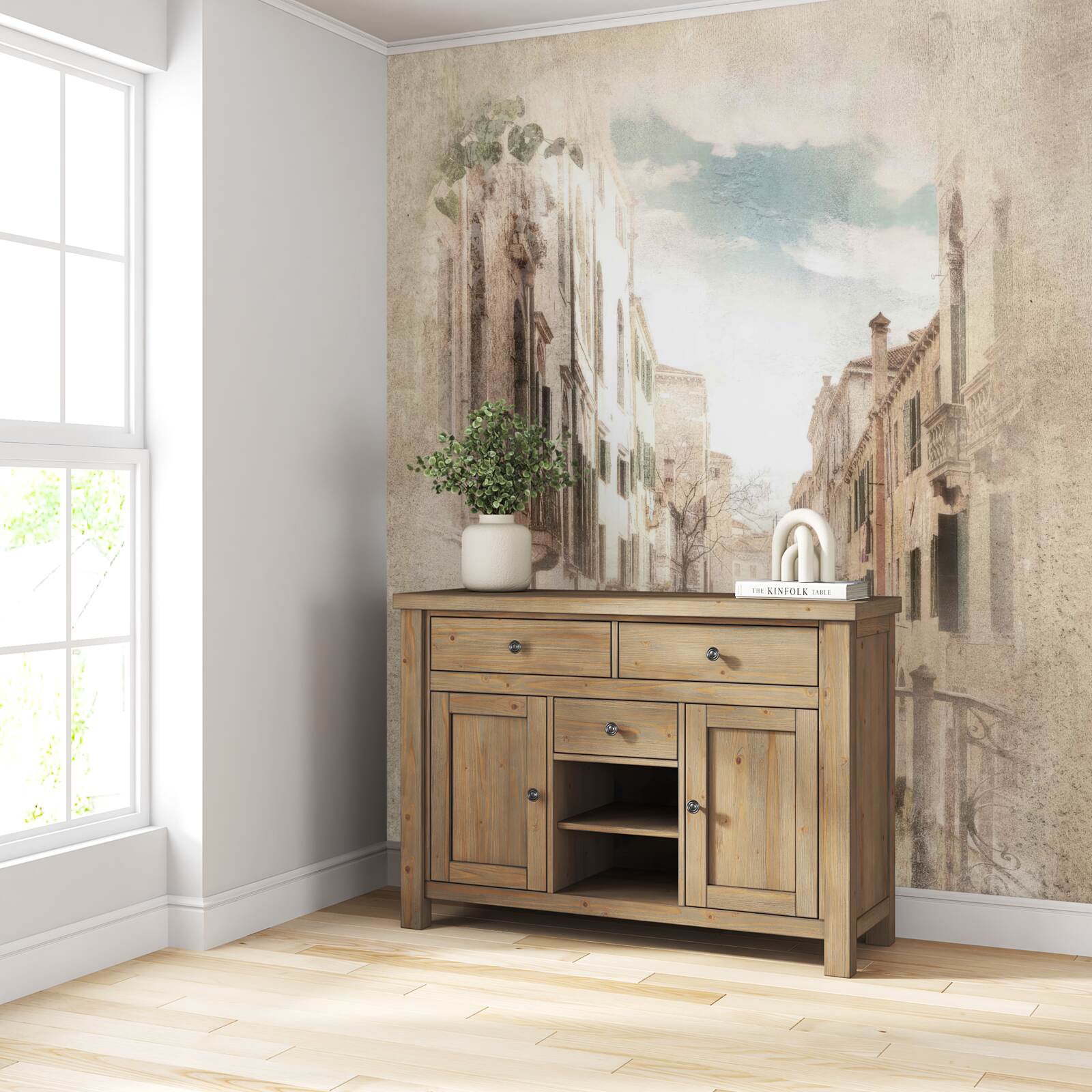 Papier peint panorama depuis le balcon