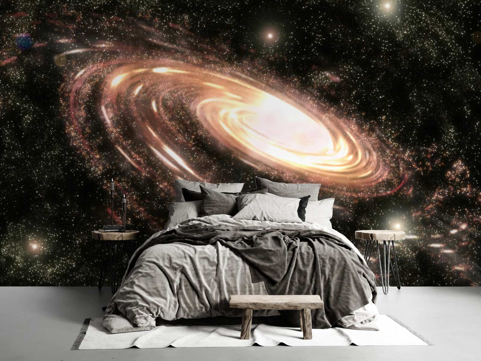 Papier peint galaxie dans l'espace