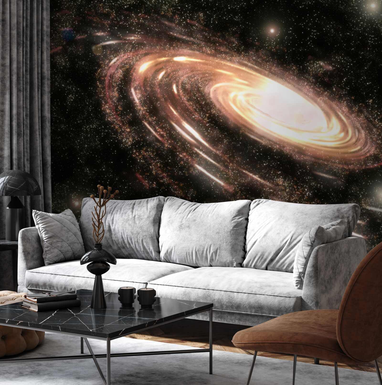 Papier peint galaxie dans l'espace