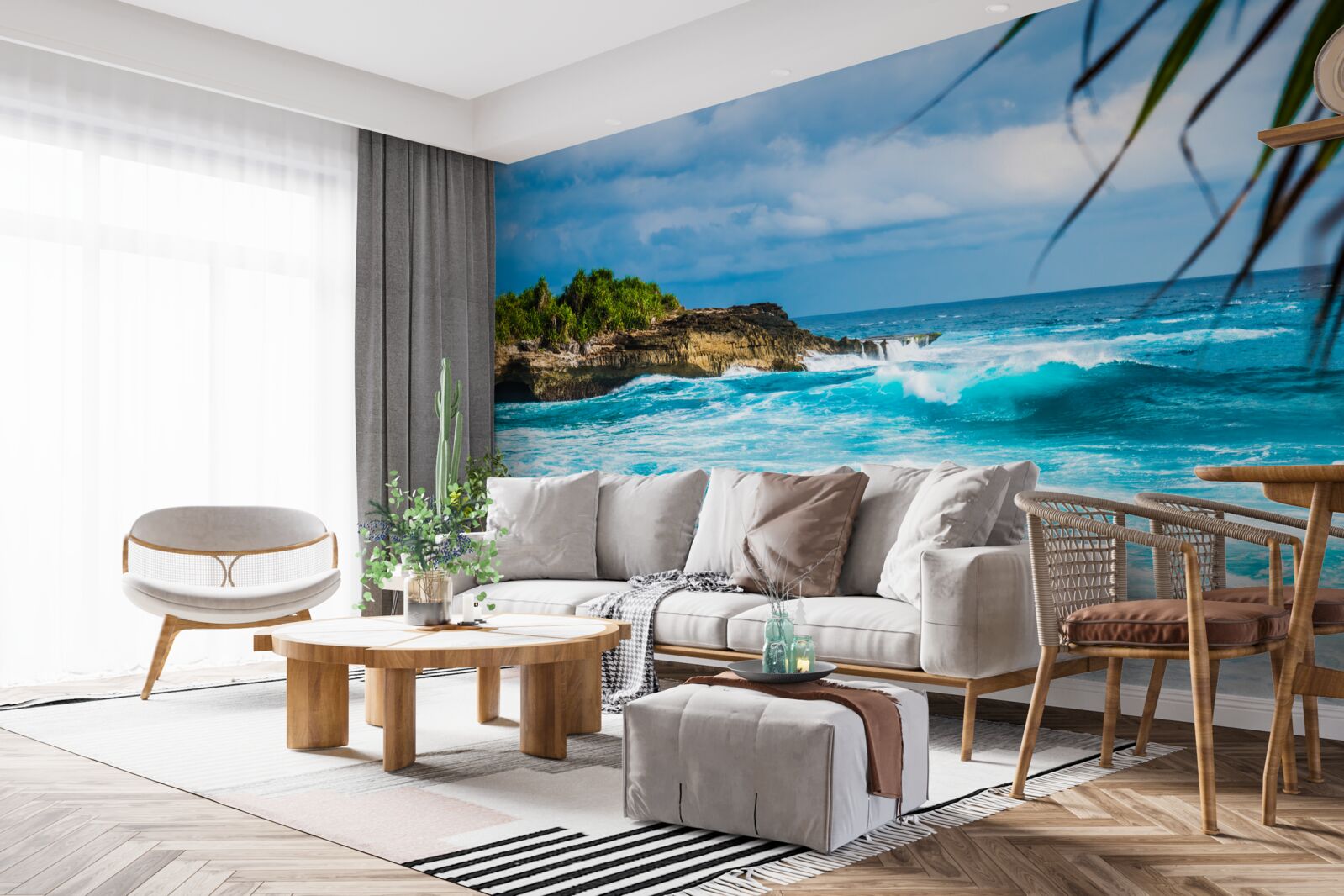 Papier peint marées