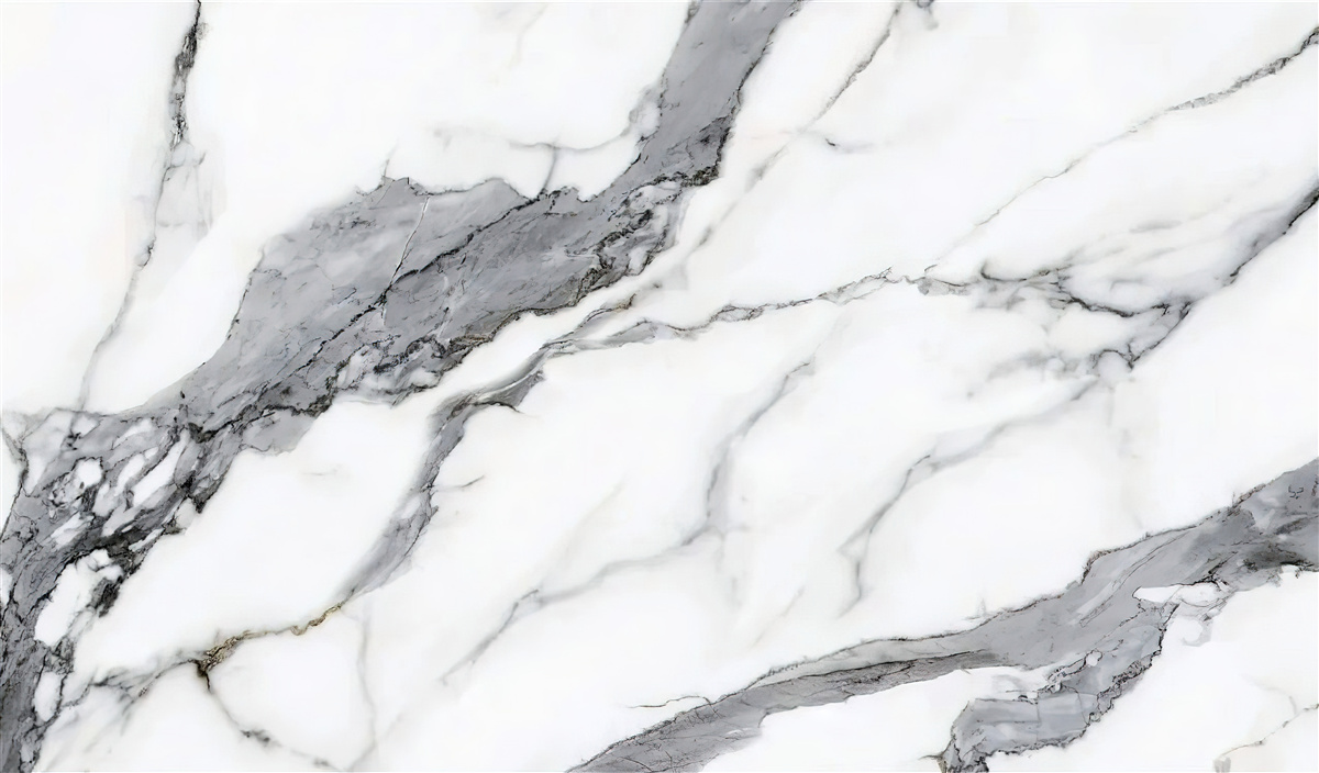 Papier peint marbre blanc et gris