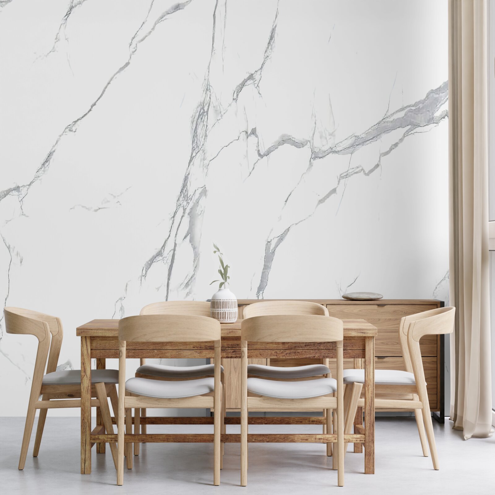 Papier peint fond blanc rayé