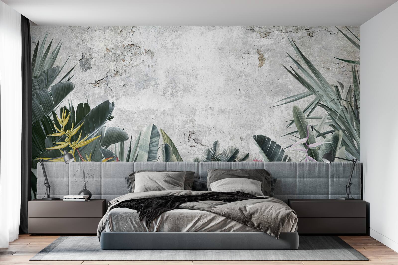 Papier peint divers espaces verts tropicaux