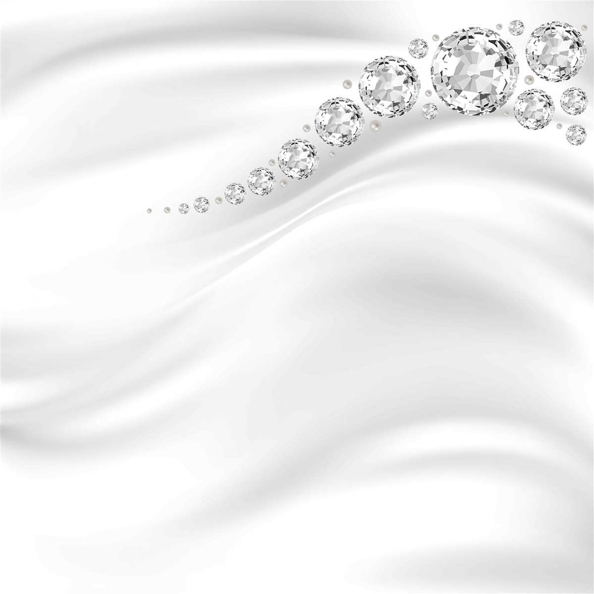 Papier peint vagues enneigées et minéraux précieux