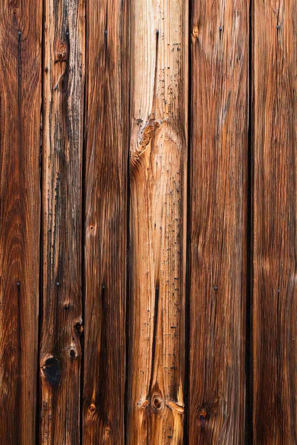 Papier peint fragment de clôture en bois