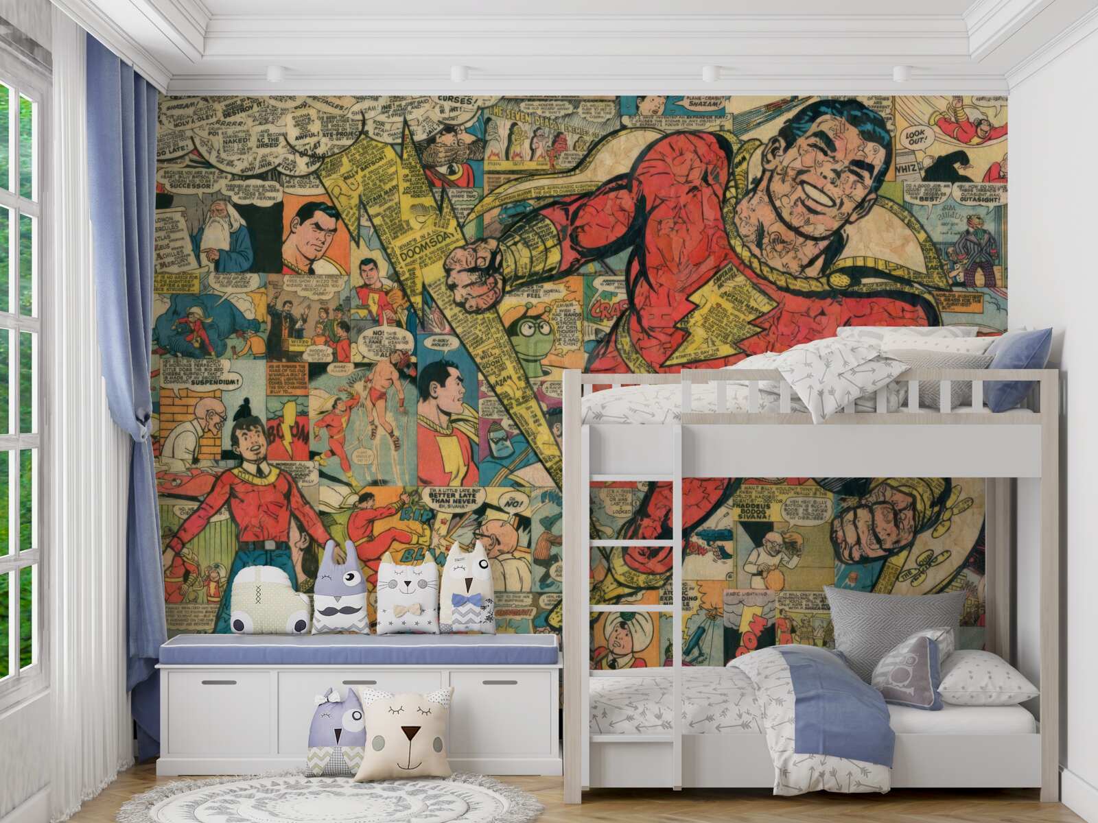 Papier peint extraits de bandes dessinées