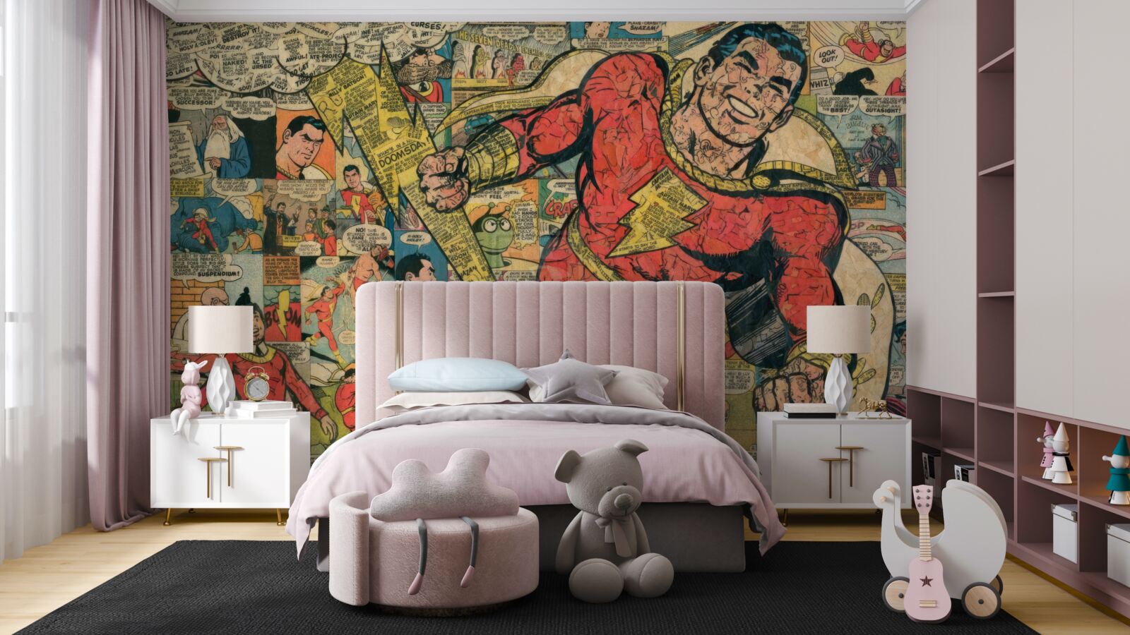 Papier peint extraits de bandes dessinées