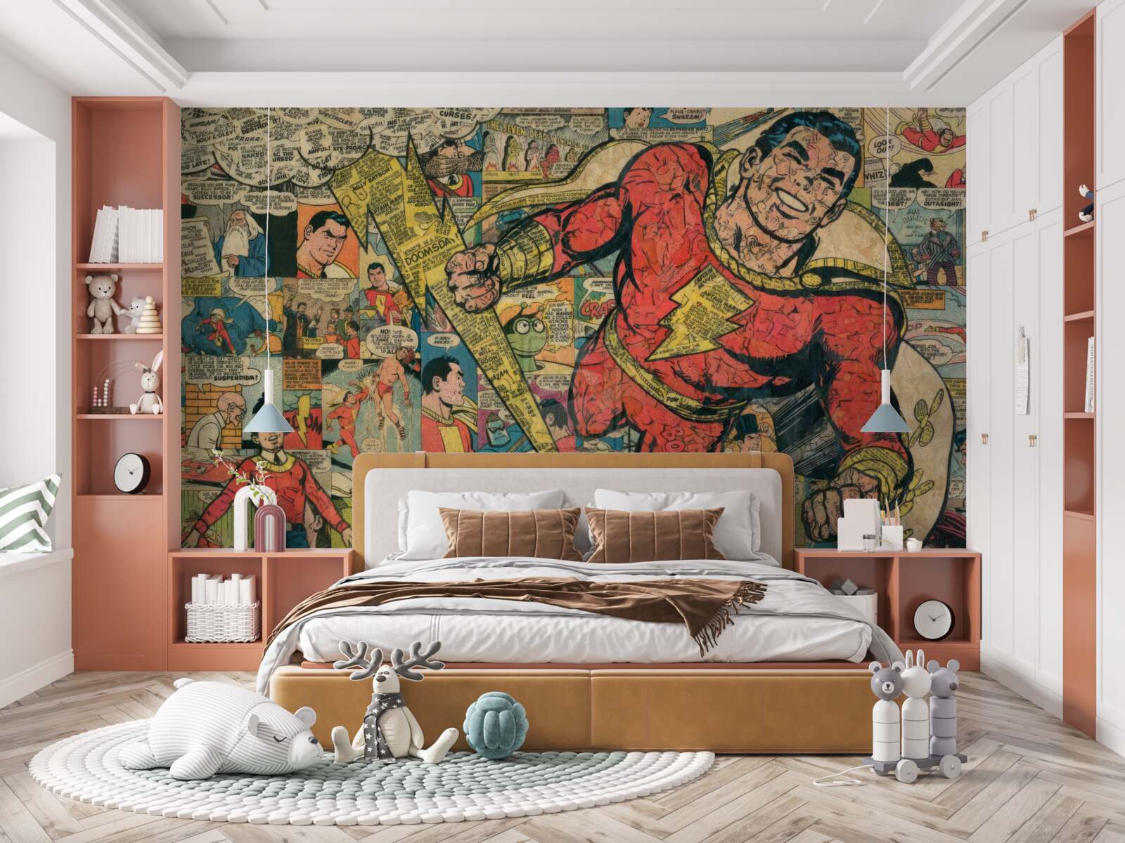 Papier peint extraits de bandes dessinées