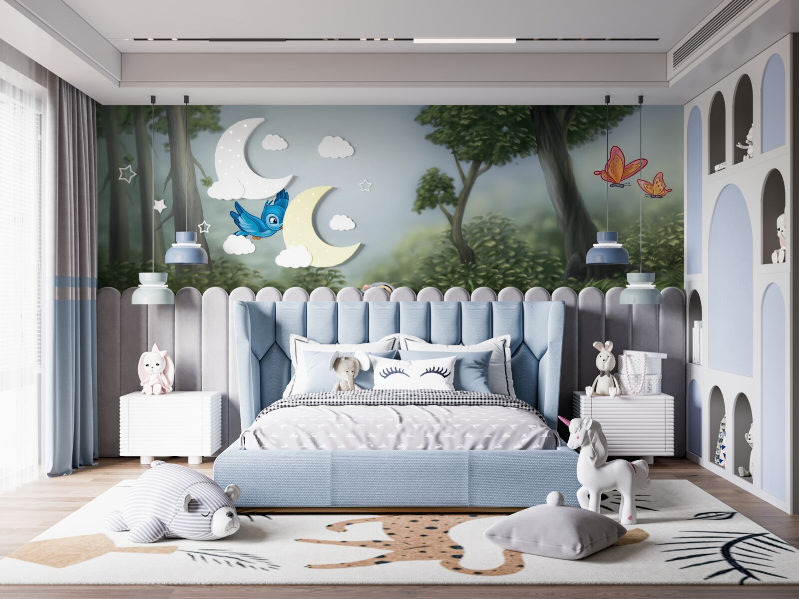 Papier peint l'intrigue est inspirée du dessin animé "bambi"