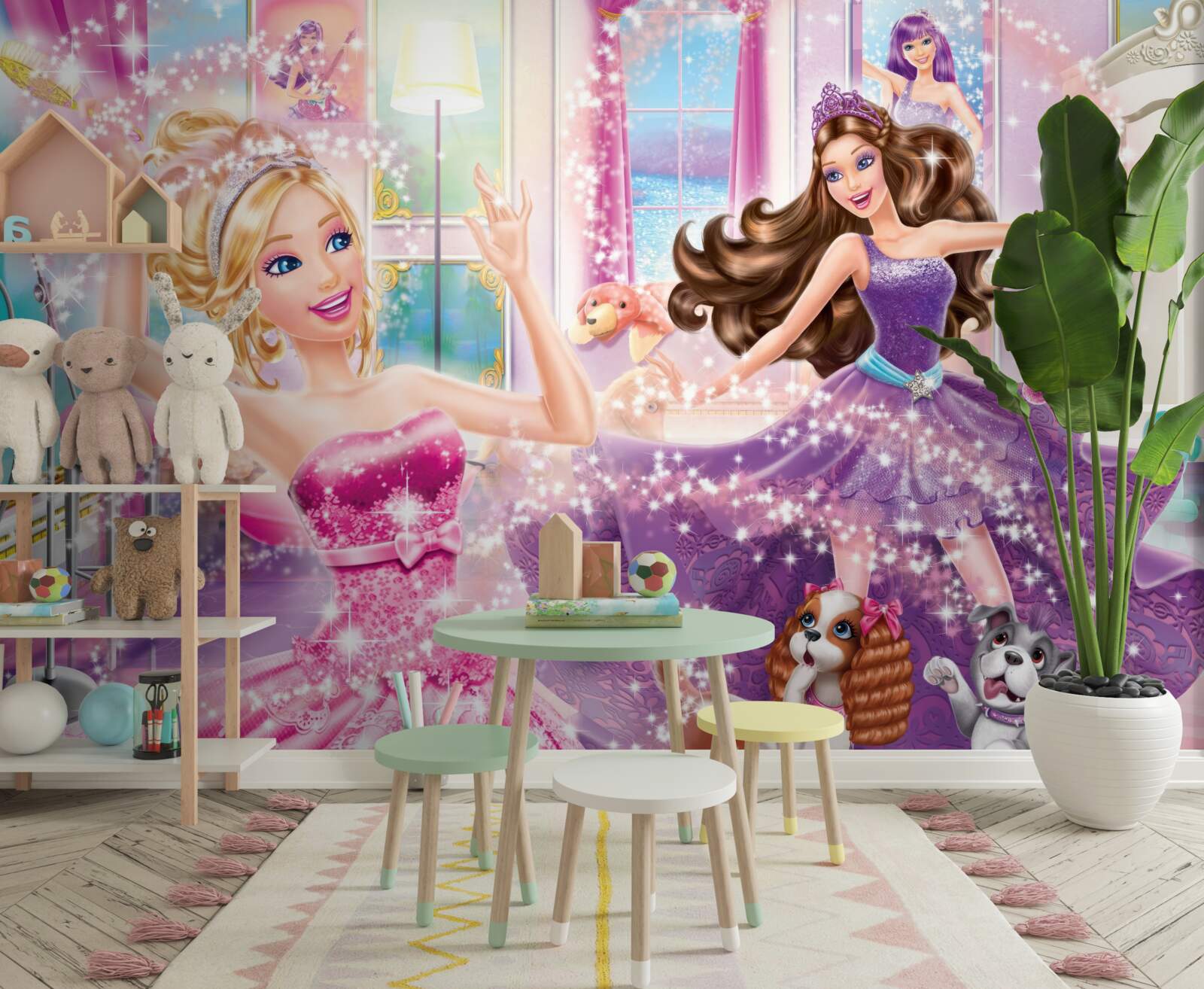 Papier peint princesses dansantes