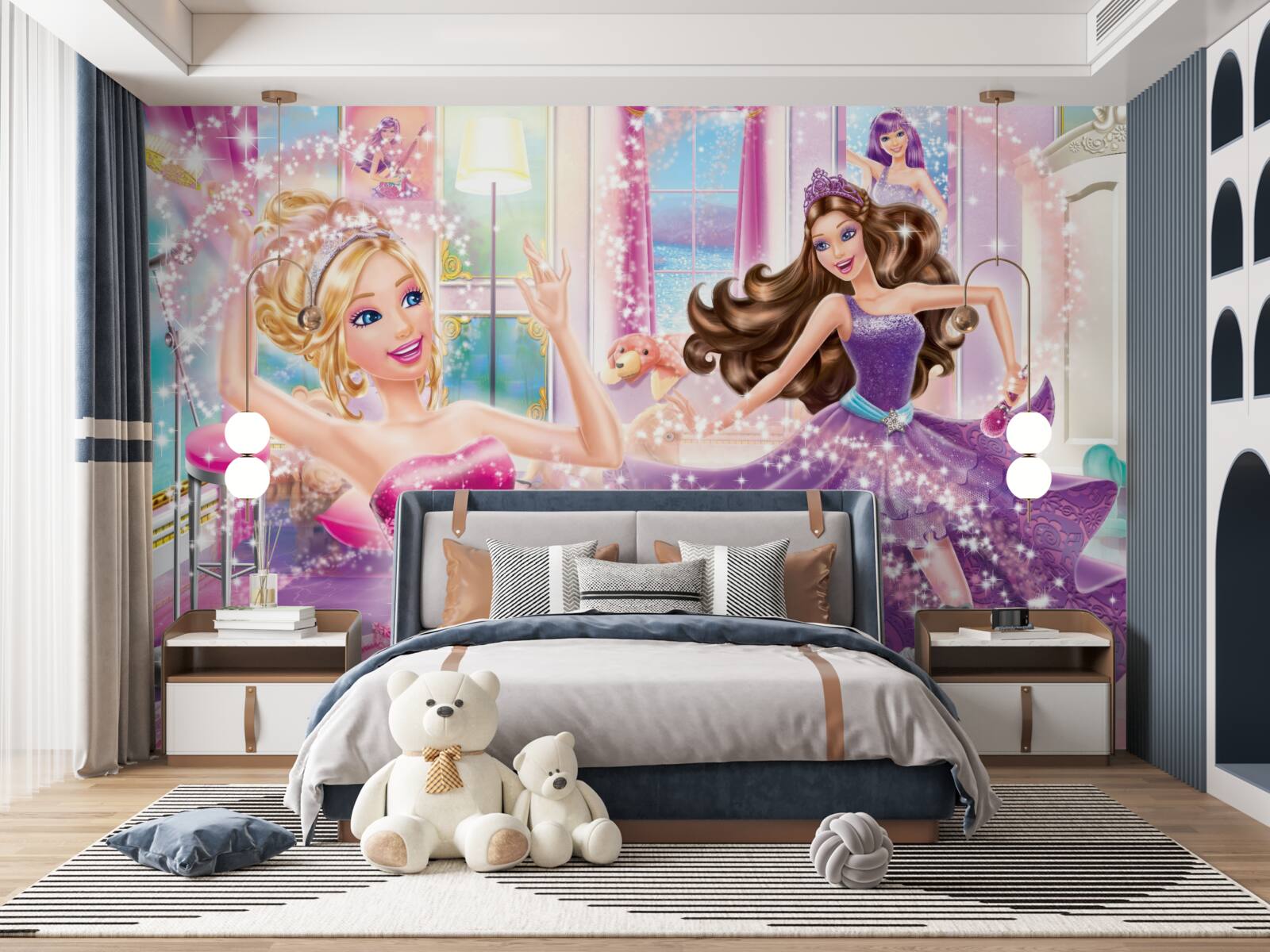 Papier peint princesses dansantes