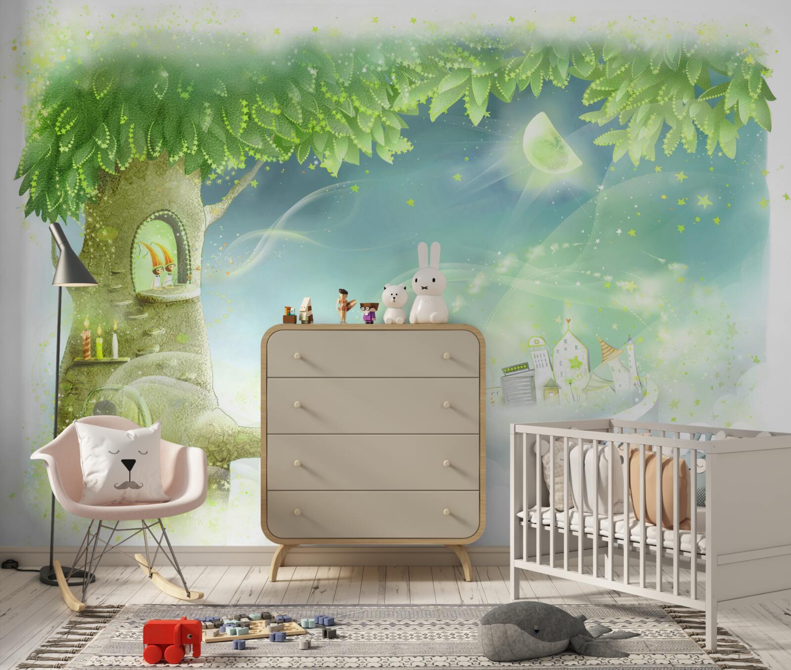 Papier peint cabane pour votre animal de compagnie