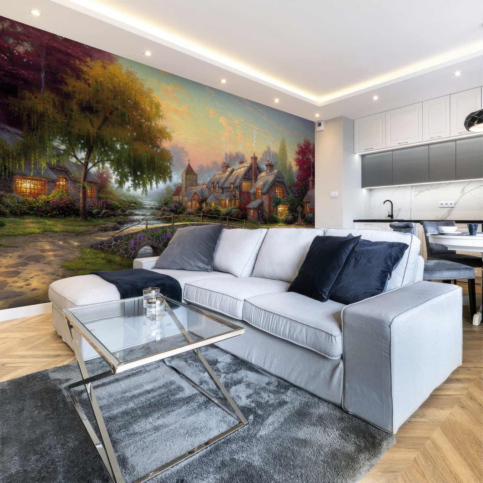 Papier peint paysage rural