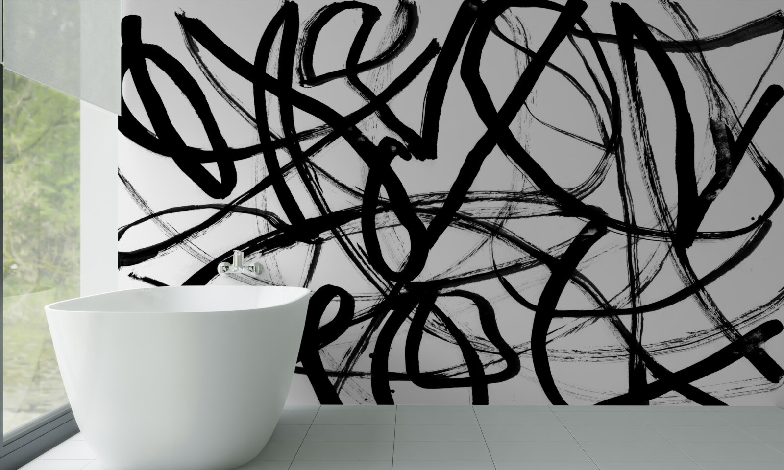 Papier peint tourbillons sombres