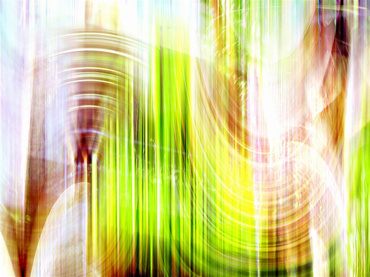 Papier peint abstraction colorée