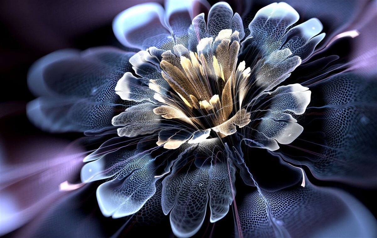 Papier peint grande fleur exotique