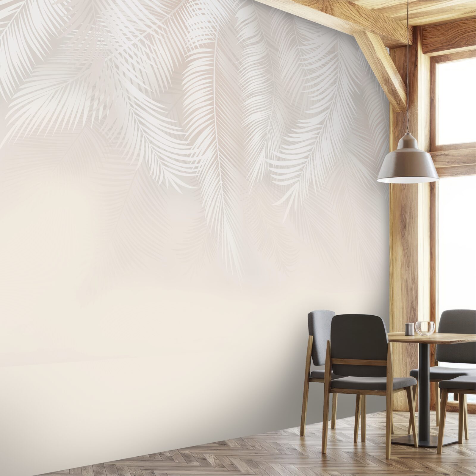 Papier peint plumage clair descendant