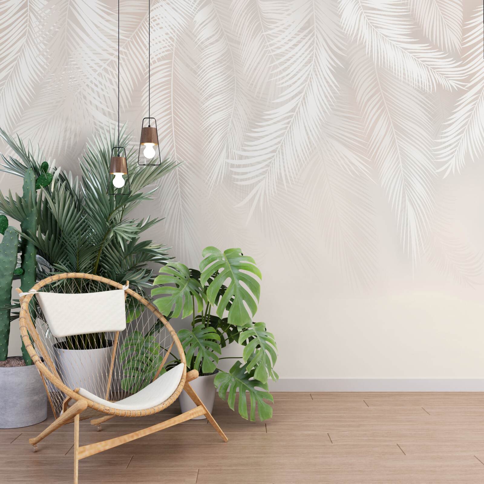 Papier peint plumage clair descendant