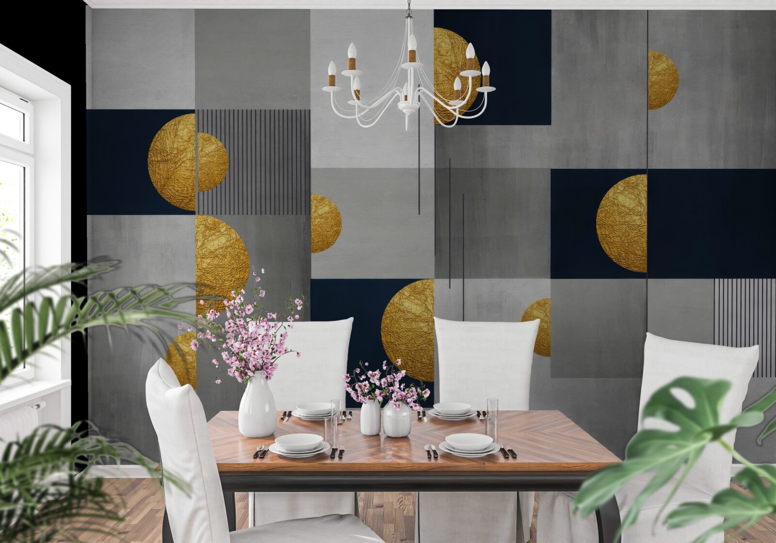 Papier peint arrière-plan de style abstrait