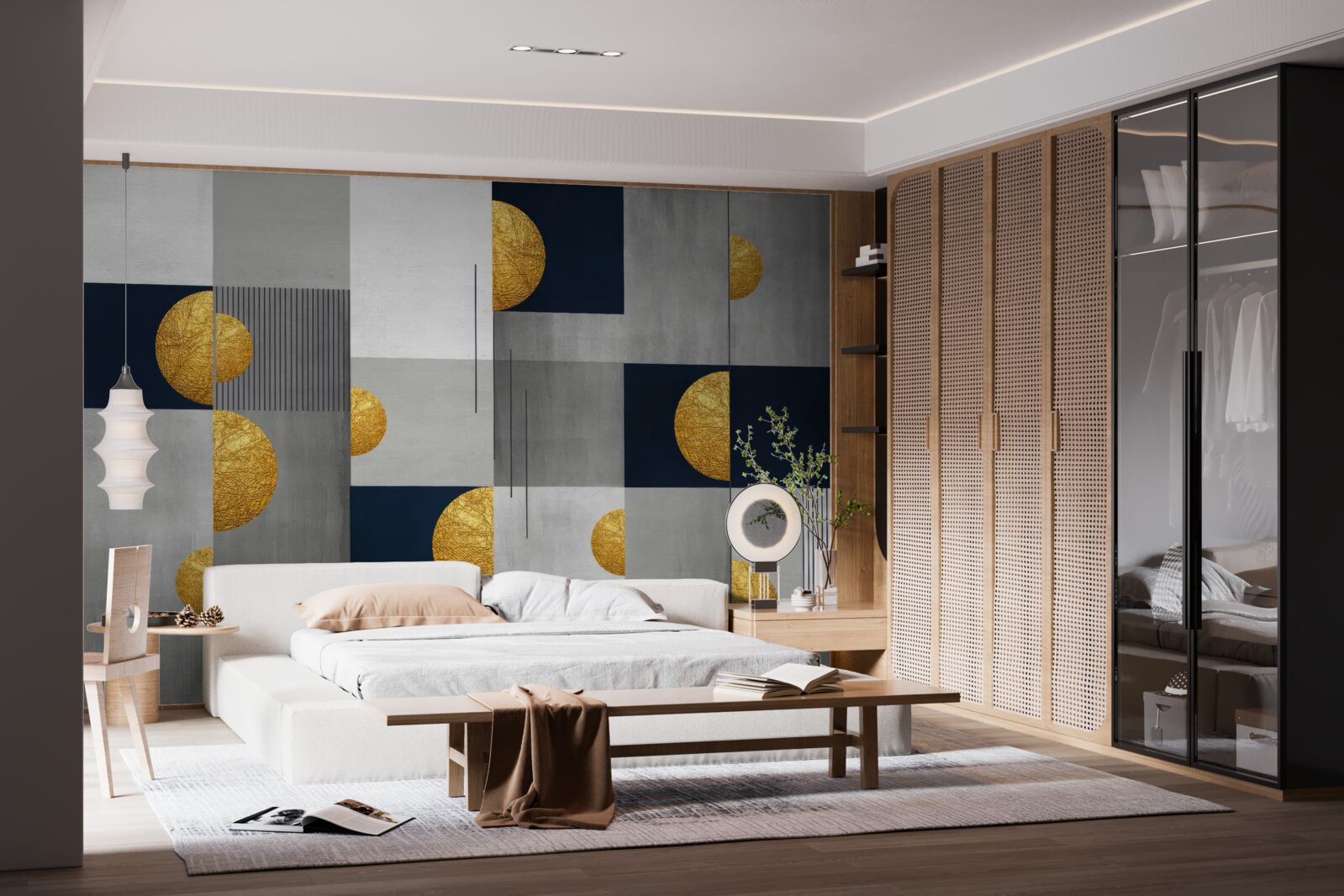 Papier peint arrière-plan de style abstrait