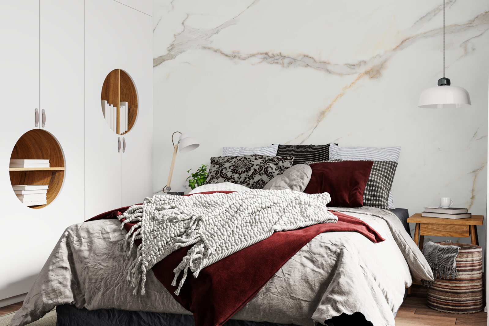 Papier peint fond marbré