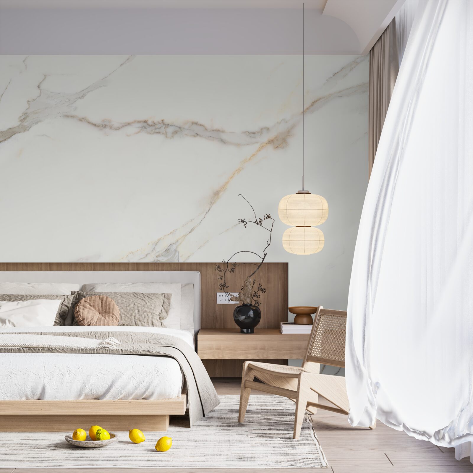 Papier peint fond marbré