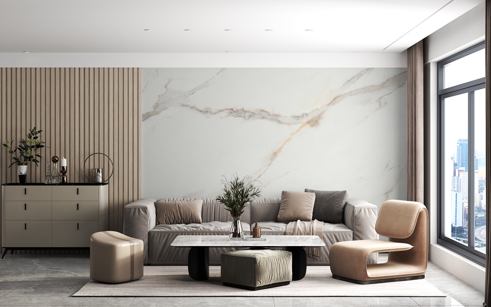 Papier peint fond marbré