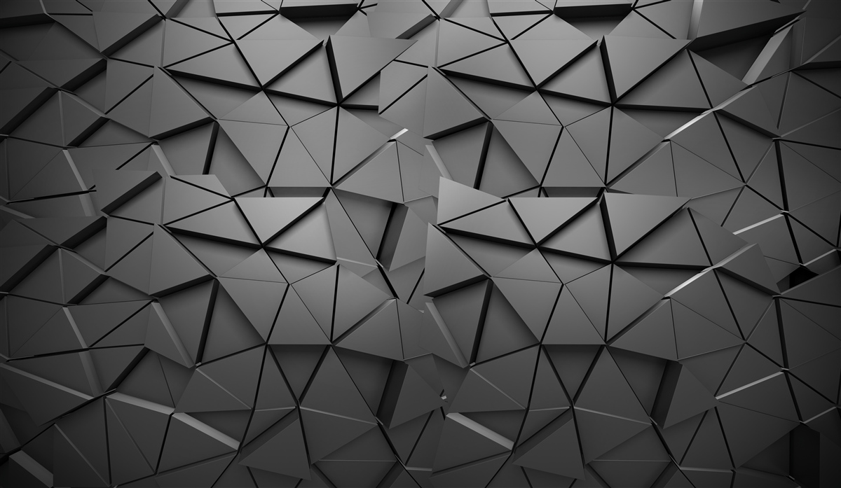 Papier peint figures grises avec volume