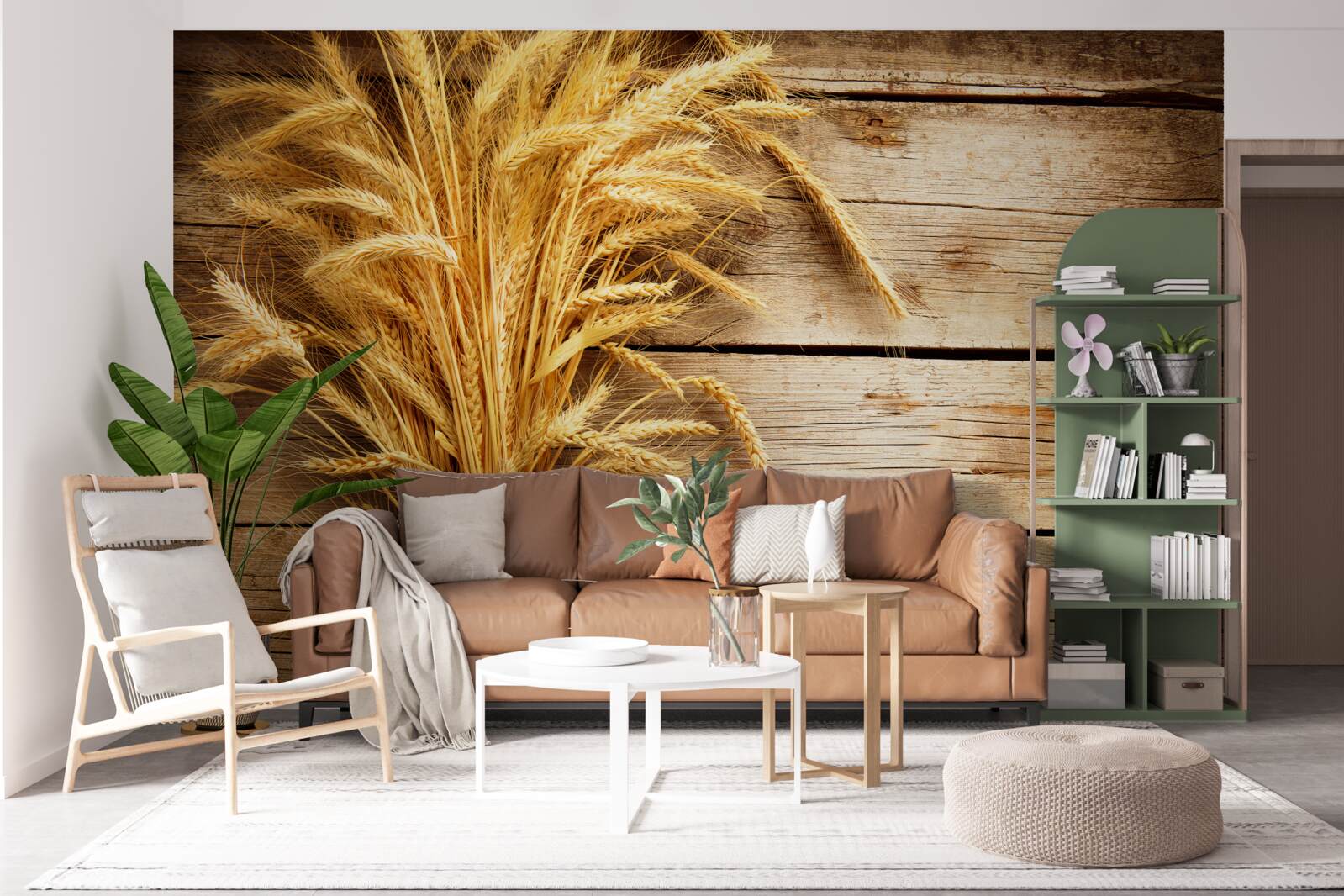 Papier peint botte d'épis de blé