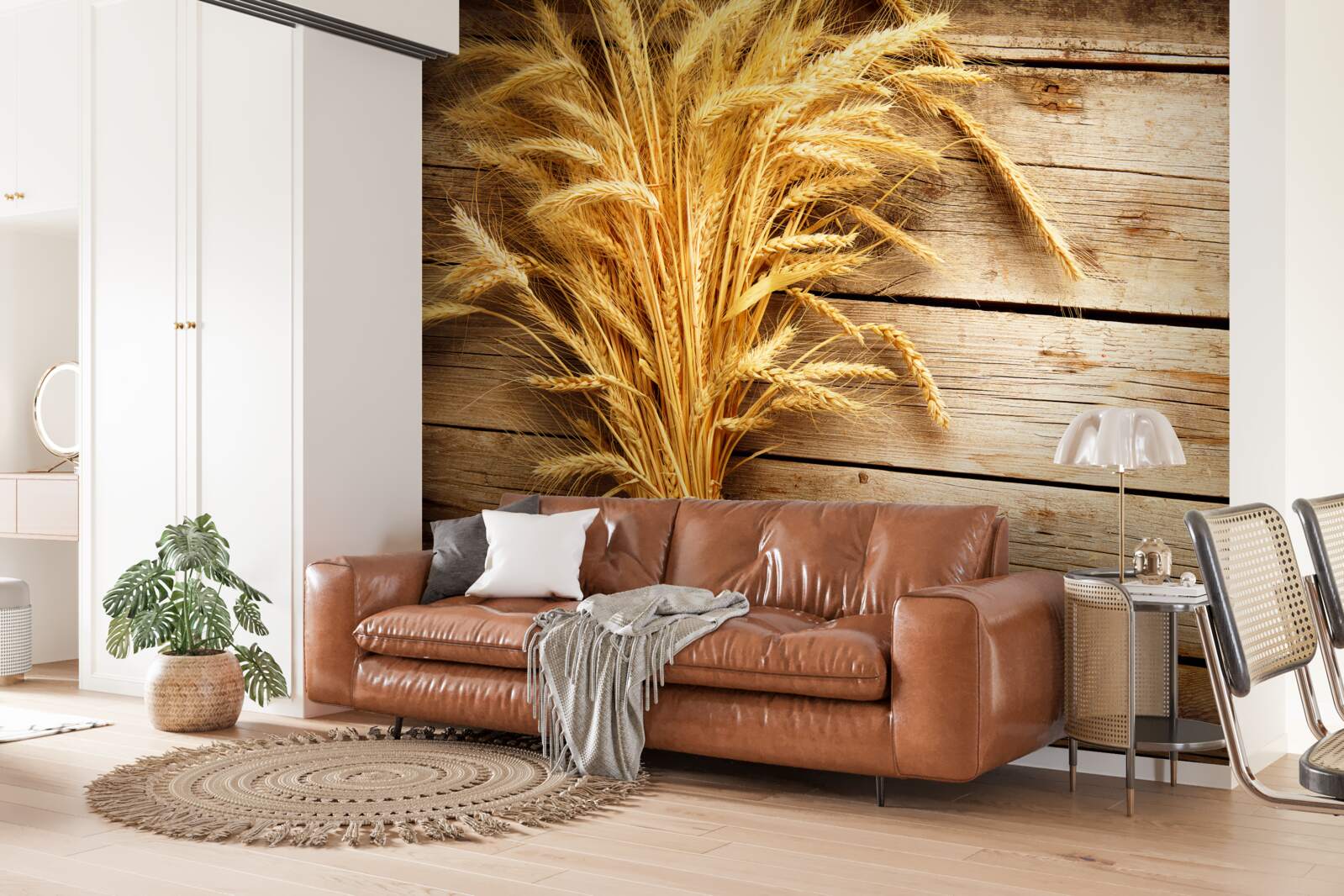 Papier peint botte d'épis de blé