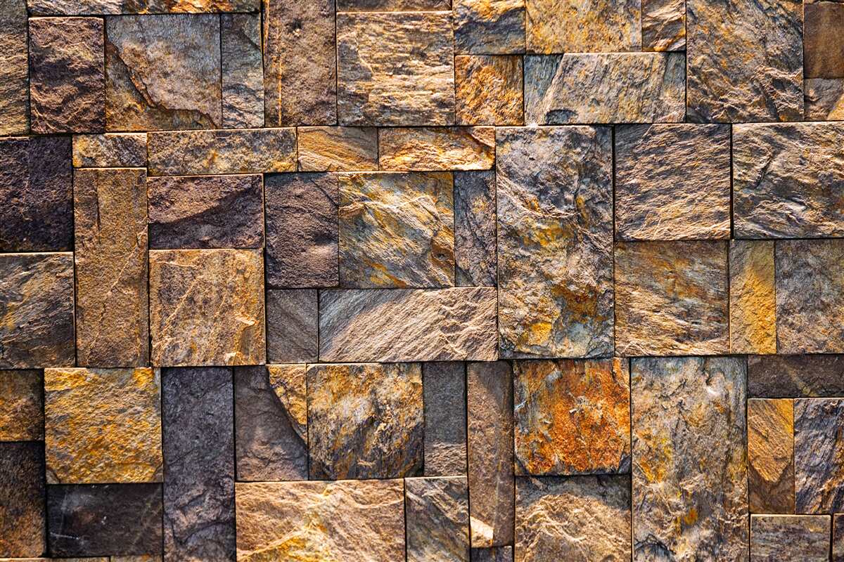 Papier peint des figures en forme de rectangles et de carrés de différentes tailles