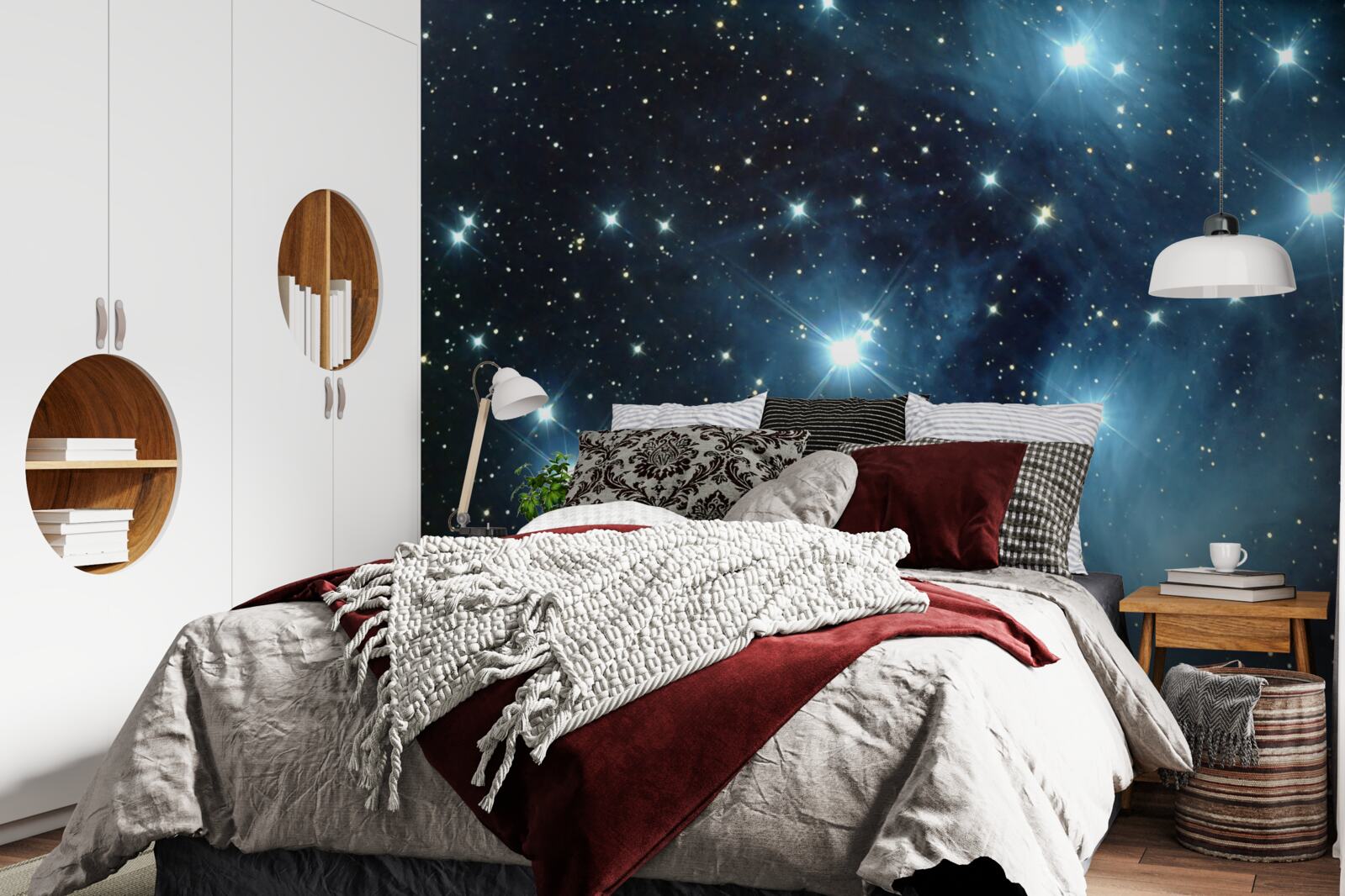 Papier peint un ciel parsemé d'étoiles