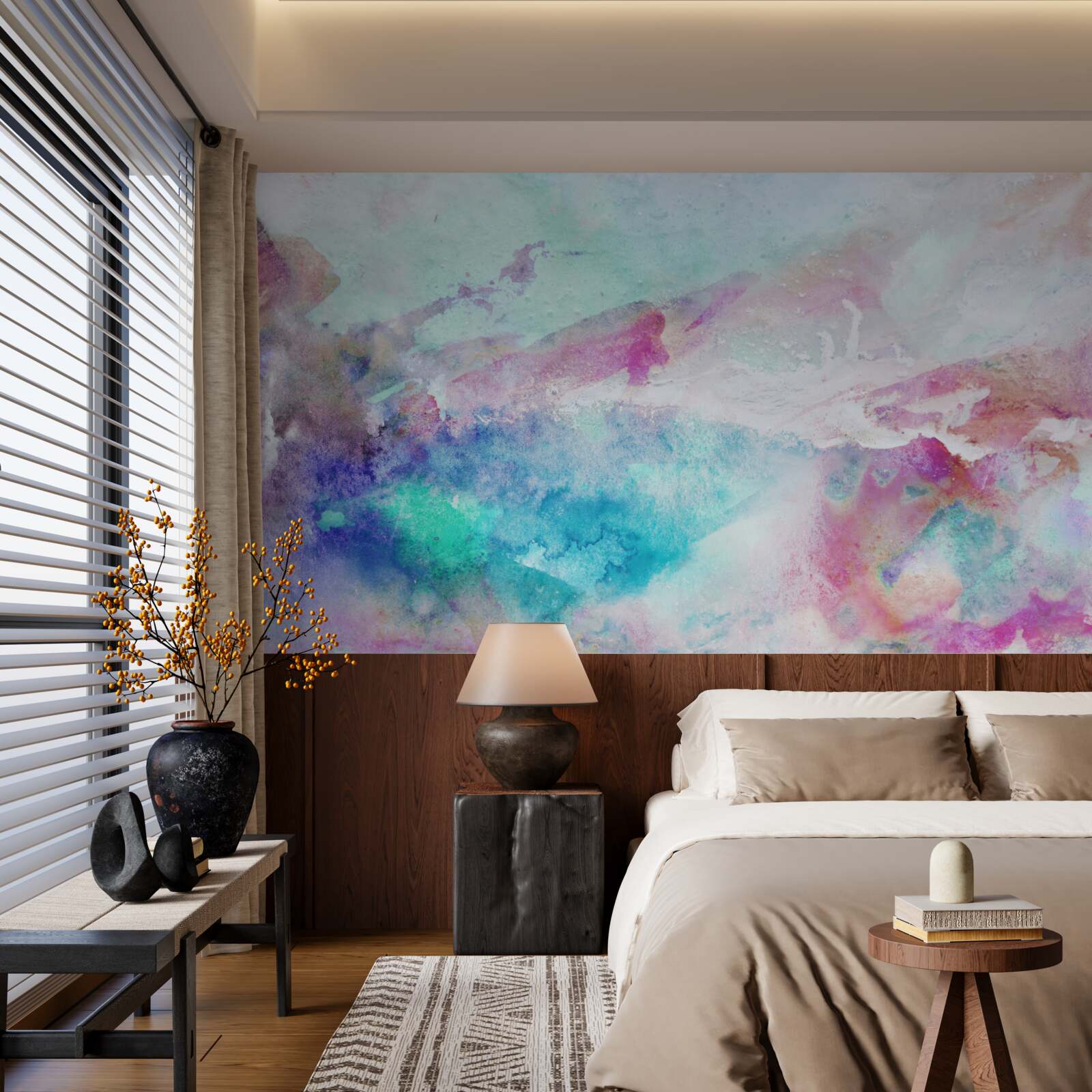 Papier peint fond de tons flous