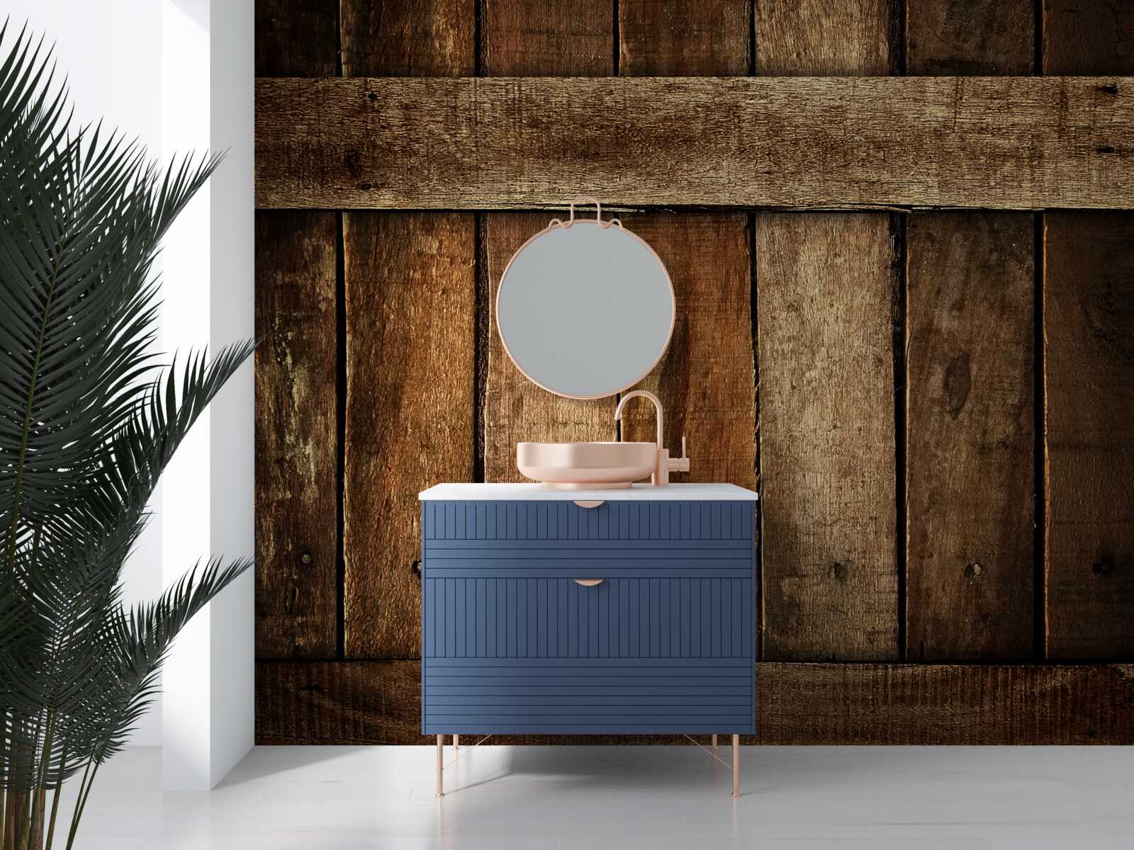 Papier peint planches de clôture en bois