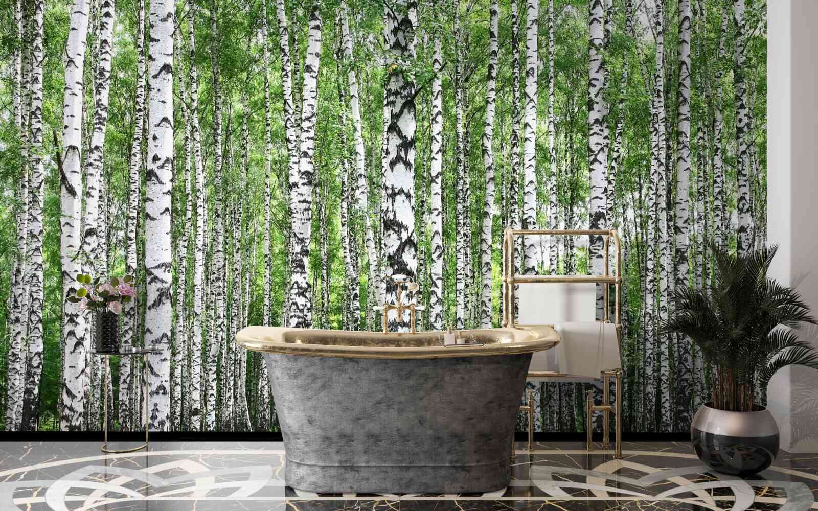 Papier peint vaste birch grove