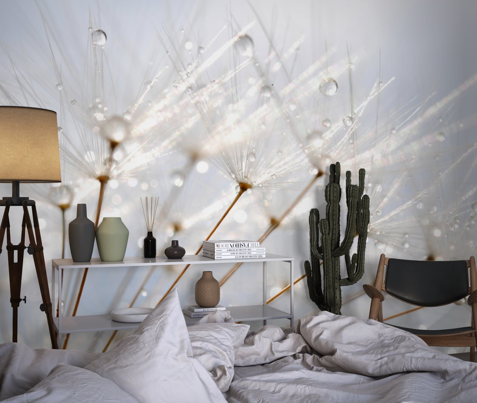 Papier peint photo en gros plan de la plante