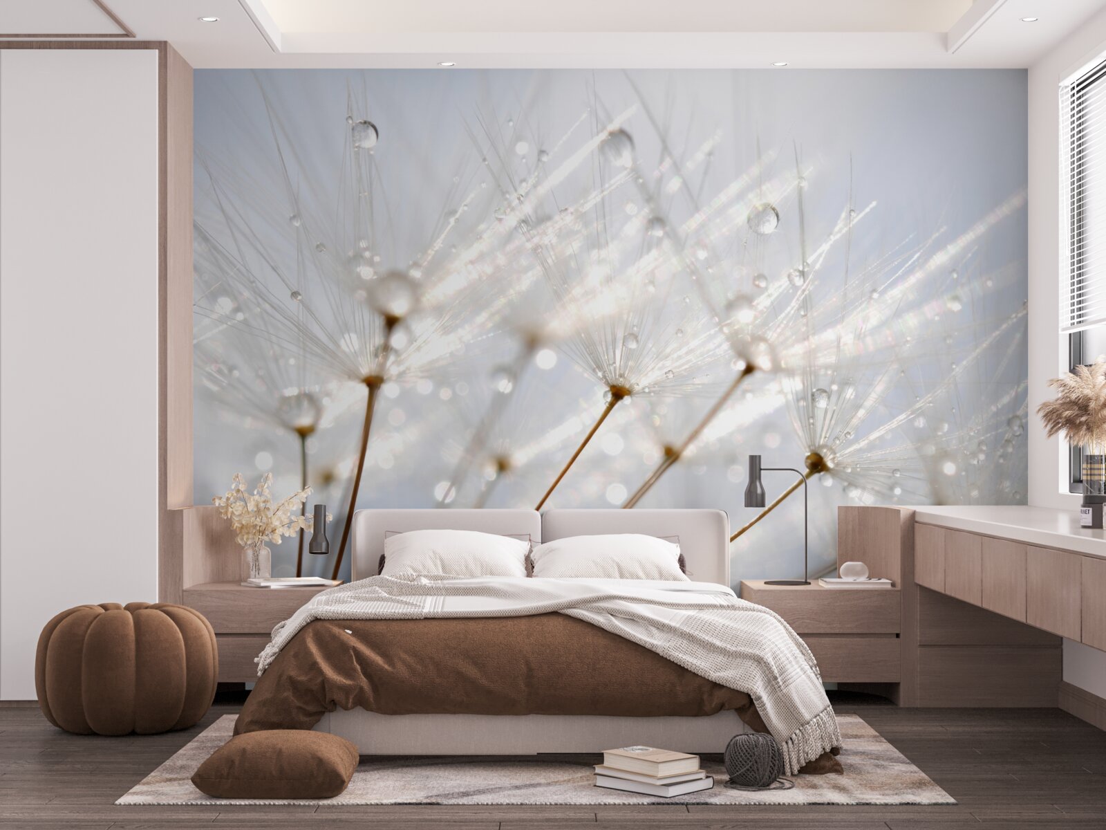 Papier peint photo en gros plan de la plante