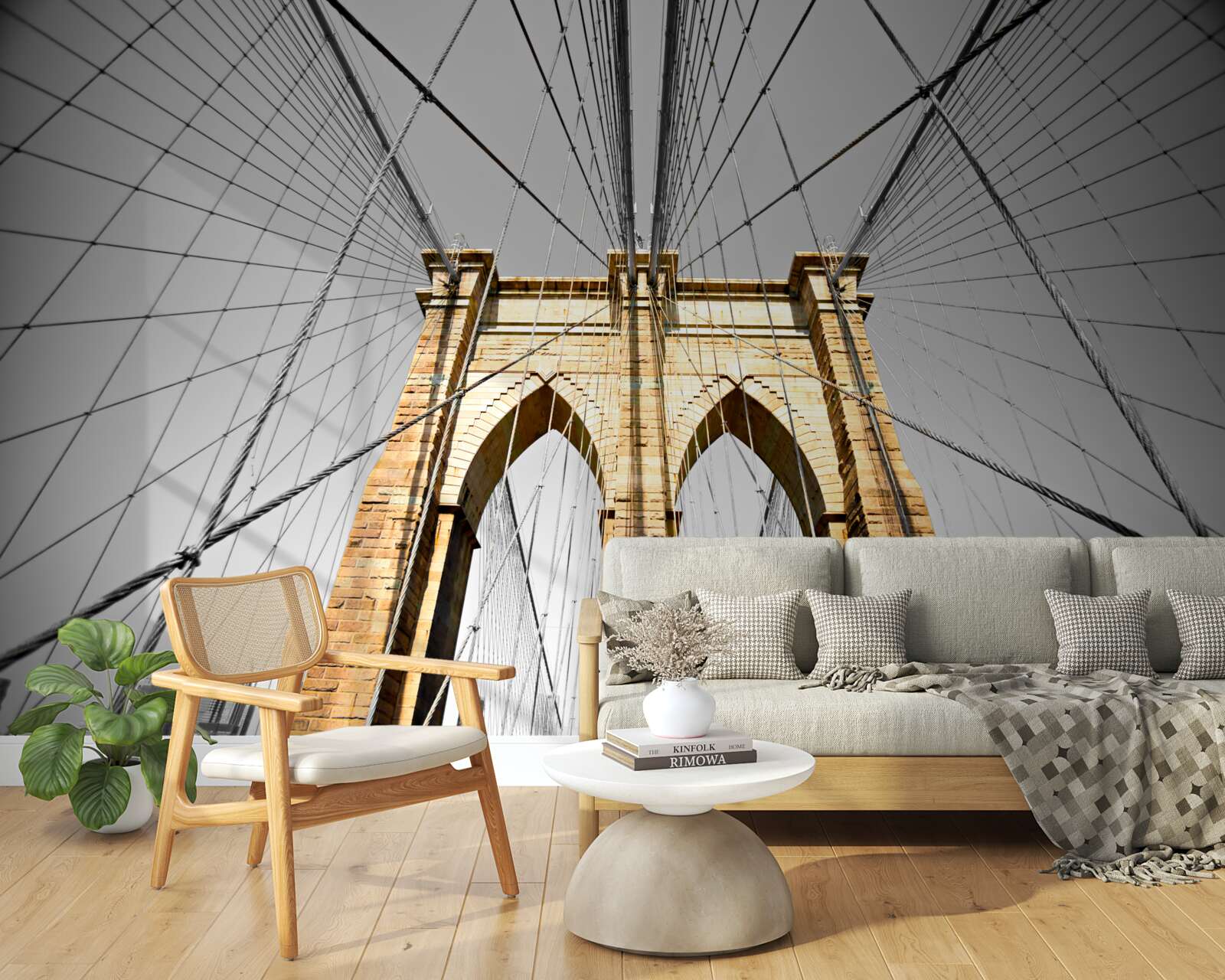 Papier peint vue fascinante du pont