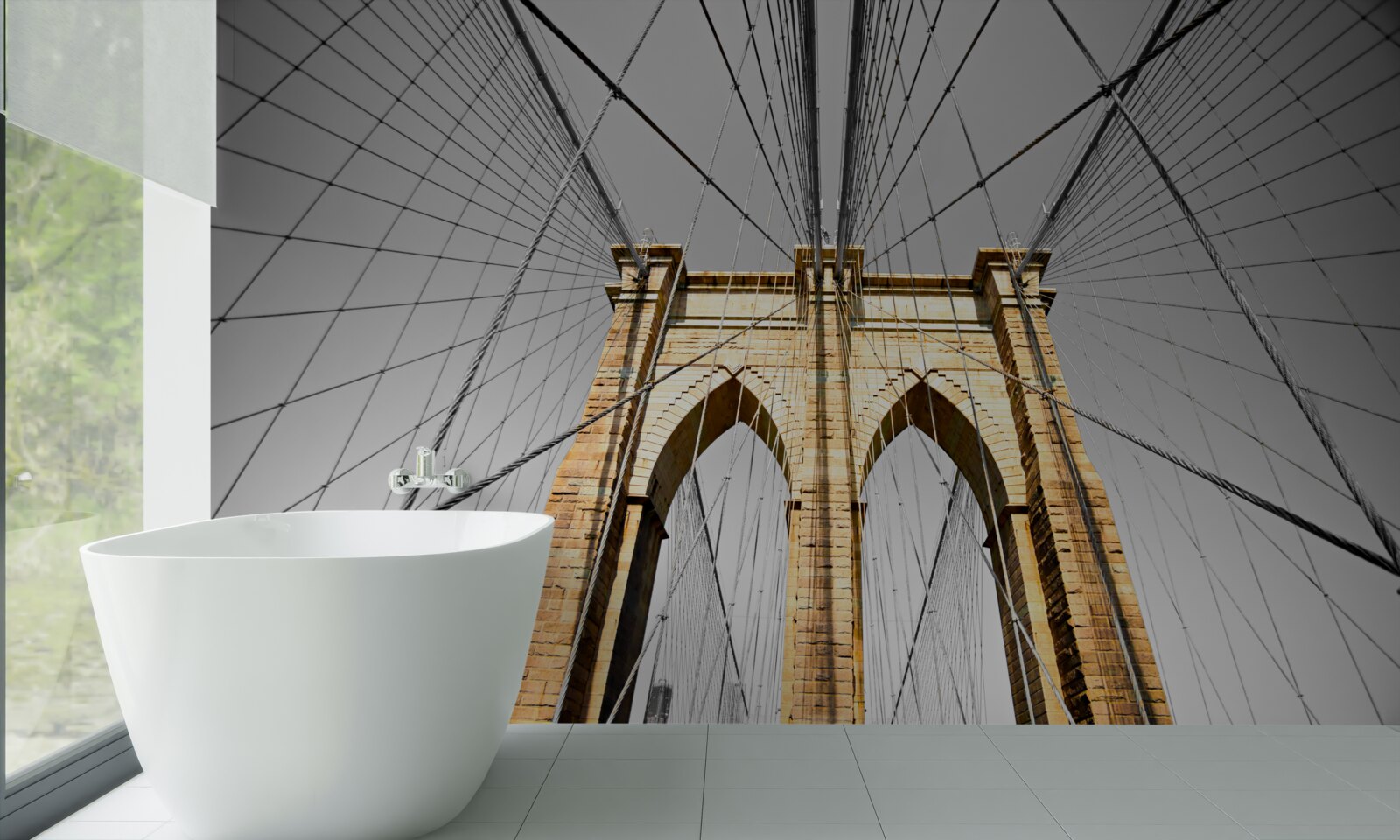 Papier peint vue fascinante du pont