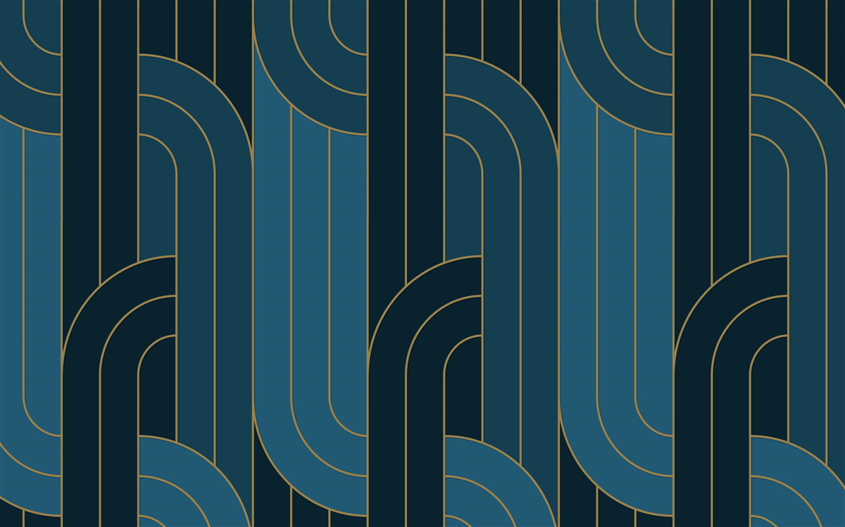 Papier peint les lignes bleu foncé qui sont interconnectées