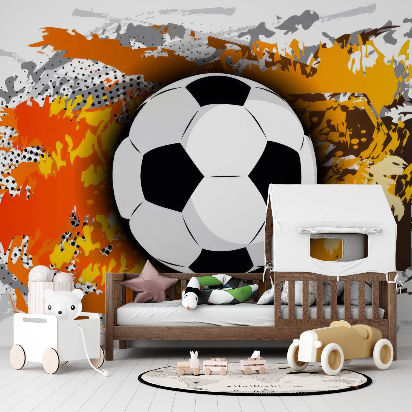 Papier peint grand football