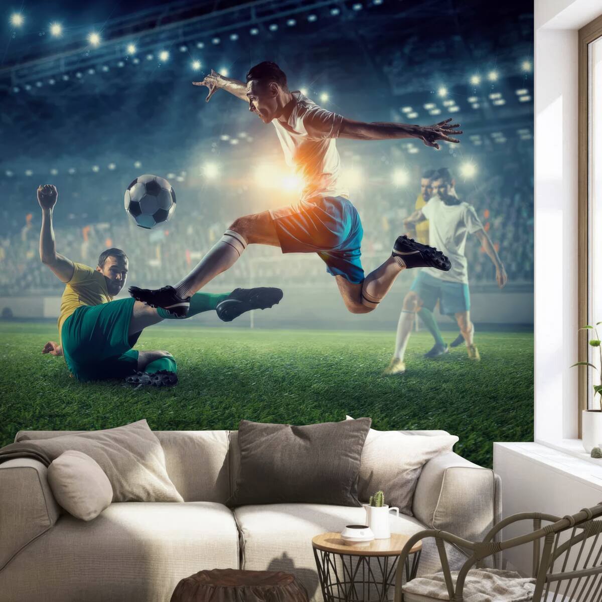 Papier peint match de football