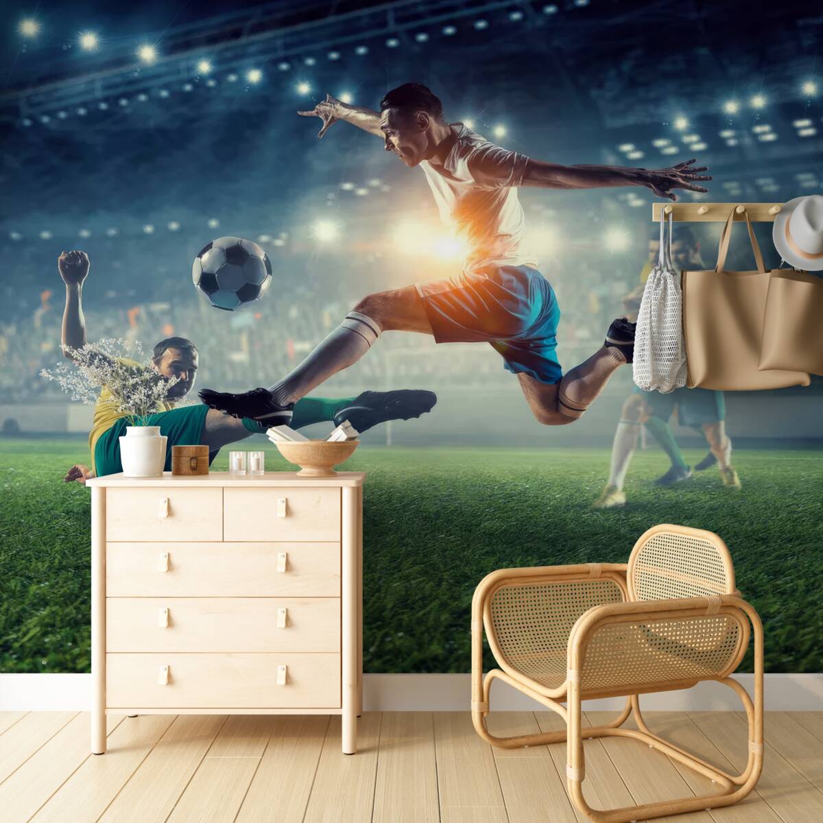 Papier peint match de football