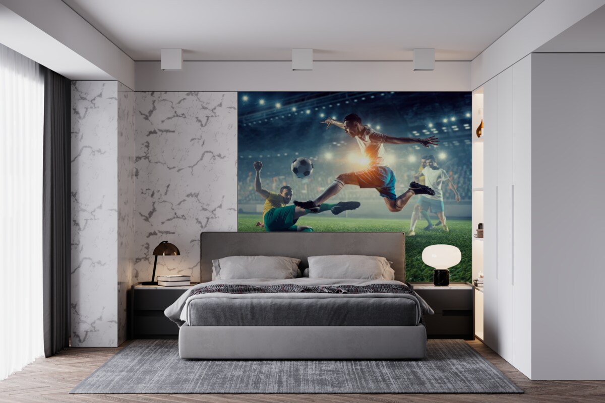 Papier peint match de football