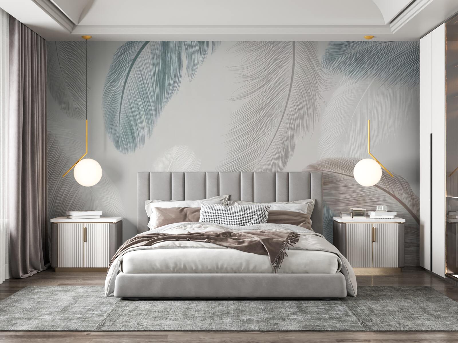 Papier peint divers stylos légers