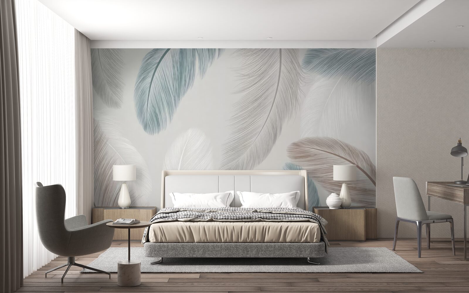 Papier peint divers stylos légers