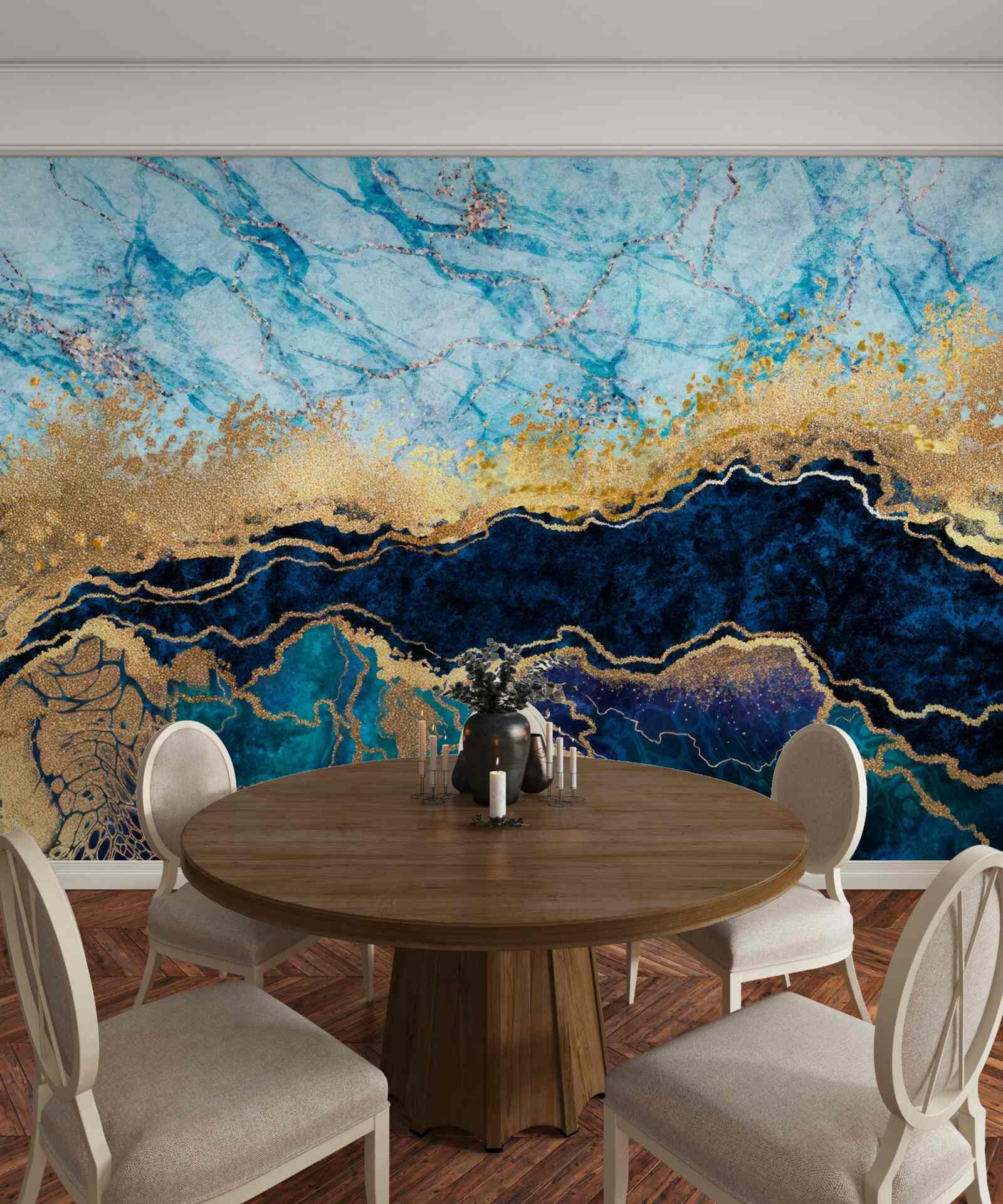 Papier peint fond avec des motifs marbrés dans des couleurs vives