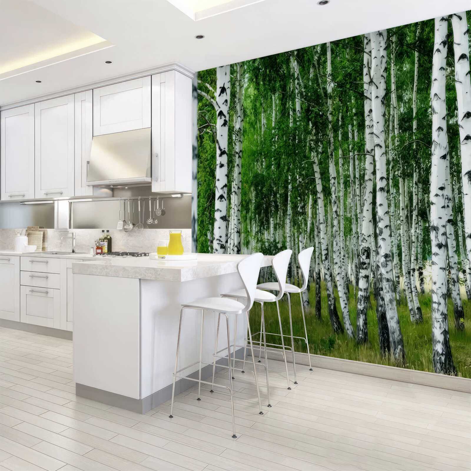 Papier peint birch grove